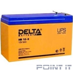 Delta HR 12-9 (9 А\ч, 12В) свинцово- кислотный аккумулятор