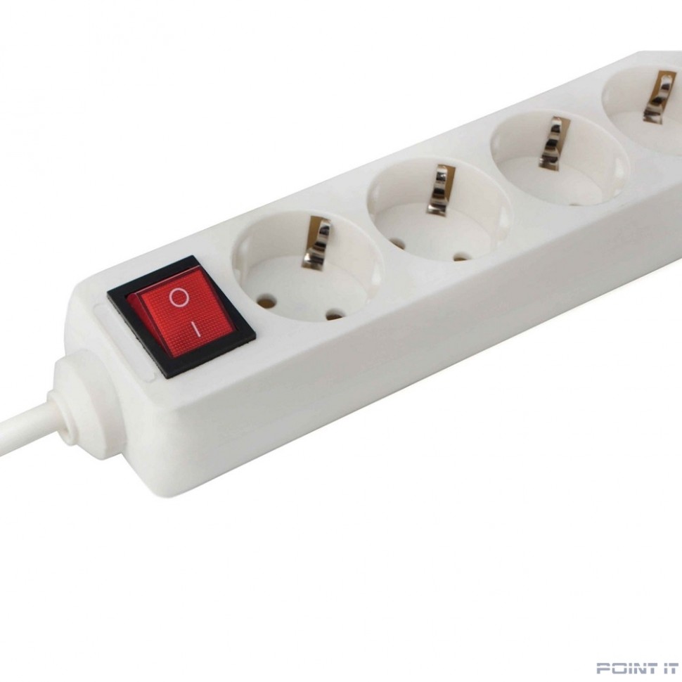 Гарнизон Удлинитель ELB-G5-W-7, 5р, 16А, 7м, с выкл. и заземлением, ур.защиты 1, белый, пакет (21225)