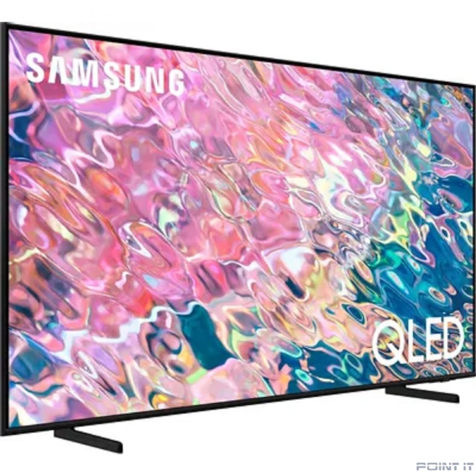 Samsung 85" QE85Q60BAUCCE черный {4K Ultra HD 60Hz DVB-T2 DVB-C DVB-S2 USB WiFi Smart TV (RUS)}