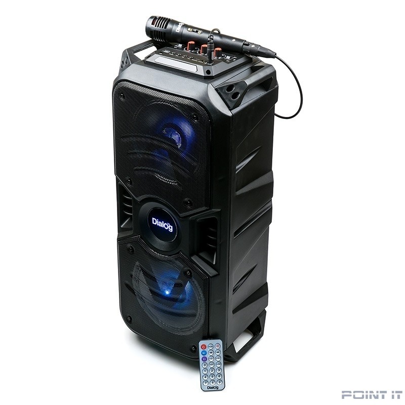 Dialog Oscar AO-11 - акустическая колонка 1.0, 26W RMS, Караоке c микрофоном, BT+FM+USB+SD+LED