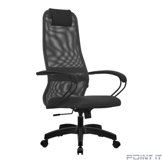 Кресло SU-B-8/подл.130/осн.001 (Темно-серый/Темно-серый)