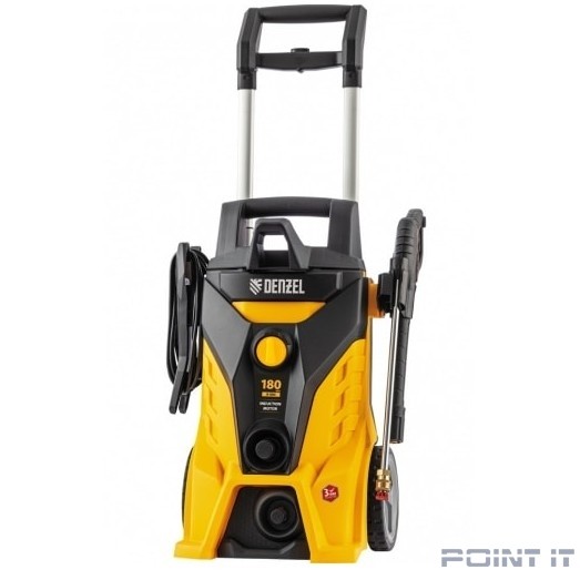 Denzel Моечная машина высокого давления R-180i, 2400 Вт, 180 бар, 7,5 л/мин, асинх. двиг. [58236]