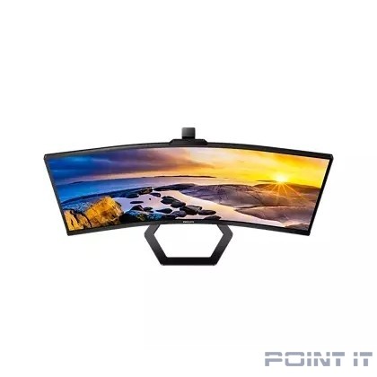 Монитор LCD PHILIPS 34" 34E1C5600HE/00 Black {VA curved 3440x1440 100Hz 1ms 178/178 300cd 2xHDMI DisplayPort 4xUSB USB-C webcam 2x5W}