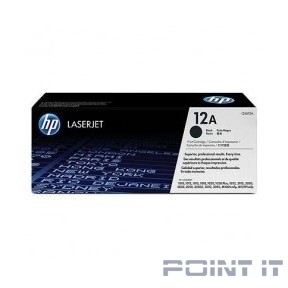 HP Q2612AC Картридж, Black для HP LJ 1010С, 2К (белая коробка)