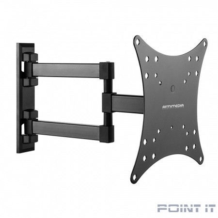 Arm Media MARS-04 черный 20"-43" макс.20кг настенный поворот и наклон