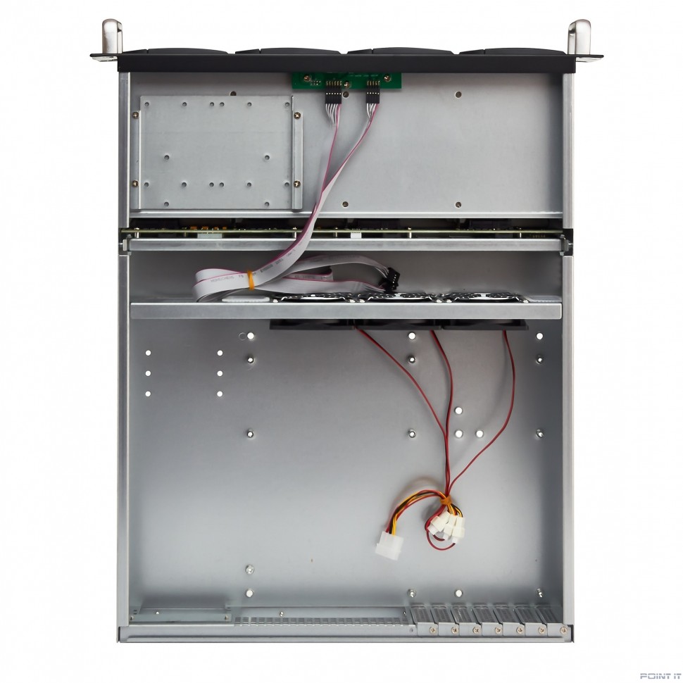 Exegate EX281292RUS Серверный корпус ExeGate Pro 2U550-HS08 <RM 19", высота 2U, глубина 550, БП 1U-700ADS, 8xHotSwap, USB>