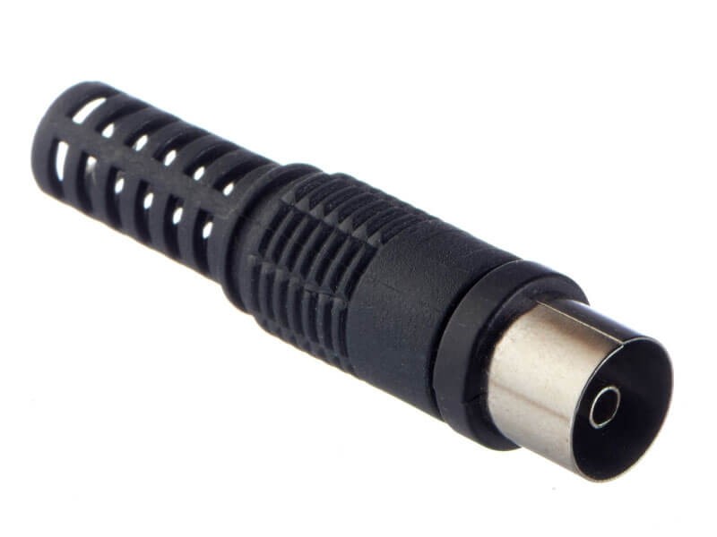 Гнездо ТВ черный, NETKO Optima