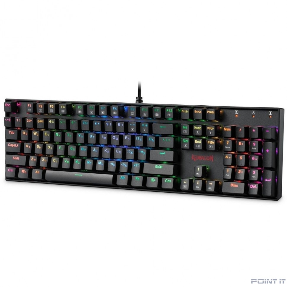 Redragon Клавиатура Mitra RU [75015] {Механическая, RGB, Full Anti-Ghosting}