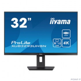 Монитор LCD IIYAMA 31.5&quot; XUB3293UHSN-B5 {IPS 3840x2160 60Hz 4ms 350cd HDMI DisplayPort USB M/M HAS}