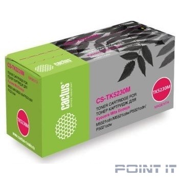 Картридж MAGENTA /M5521CDN 2.6K CS-TK5230M CACTUS