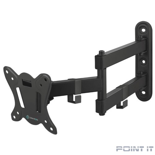 ONKRON BASIC R4 чёрный Для телевизоров диагональю 10"-27" Максимальная нагрузка: 25 кг VESA: 75х75, 100х100 мм
