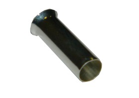Штыревой втулочный кабельный наконечник EN 2508 (НШВ F=8мм) 2,5мм2, неизолированный, 100 шт, NETKO Optima