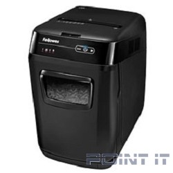 Fellowes Шредер AutoMax 200C FS-4653601/02 с автоподачей {DIN P-4,4х38мм.200лст.32лтр}