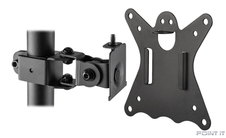 Kromax CASPER-505 черный 10"-34" макс.10кг настольный поворот и наклон