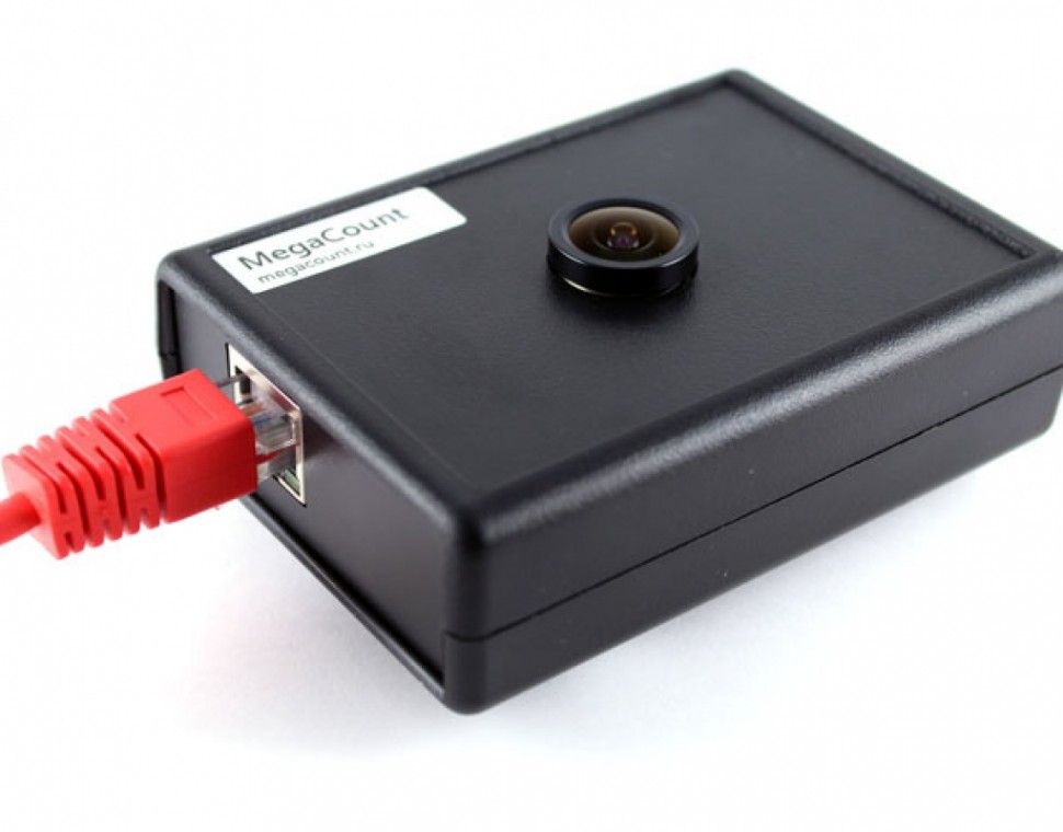 Комплект: Счетчик 2D, Инжектор питания PoE, Блок питания, Программное обеспечение, кронштейн, Черный