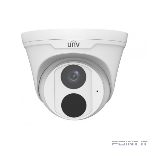 Uniview IPC3612LB-ADF40K-G-RU Видеокамера IP купольная, 1/2.7" 2 Мп КМОП @ 30 к/с, ИК-подсветка до 30м., 0.01 Лк @F2.0, объектив 4.0 мм, WDR, 2D/3D DNR, Ultra 265, H.265, H.264, MJPEG, 2 потока, встро