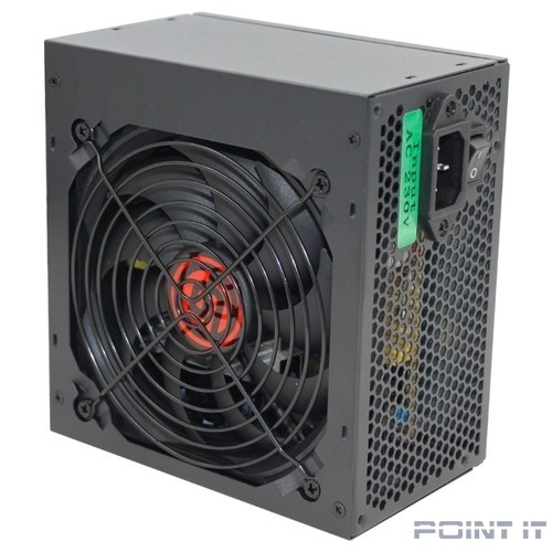 Ginzzu CB600 12CM black,24+4p,2 PCI-E(6+2), 4*SATA,3*IDE,оплетка MB, кабель питания