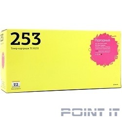 T2 CE253A Картридж для HP CLJ CP3525n/CM3530 (7000 стр.) пурпурный, с чипом, восстановленный