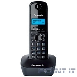 Panasonic KX-TG1611RUH (серый) {АОН, Caller ID,12 мелодий звонка,подсветка дисплея,поиск трубки}