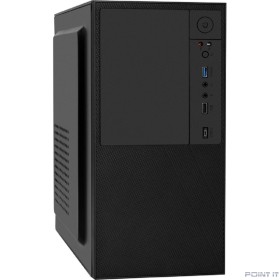 Exegate EX298008RUS Корпус Minitower BAA-308UC-AAA350 (mATX, БП AAA350 с вент. 8см, 1*USB+1*USB3.0+1*TypeC, HD Audio, черный)