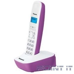 Panasonic KX-TG1611RUF (сиреневый) {АОН, Caller ID,12 мелодий звонка,подсветка дисплея,поиск трубки}