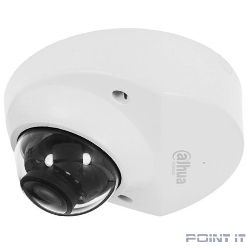 DAHUA DH-IPC-HDBW3441FP-AS-0360B-S2 Уличная мини-купольная IP-видеокамера 4Мп, 1/3” CMOS, объектив 3.6мм, видеоаналитика, микрофон, ИК 30м, IP67, IK10, металл