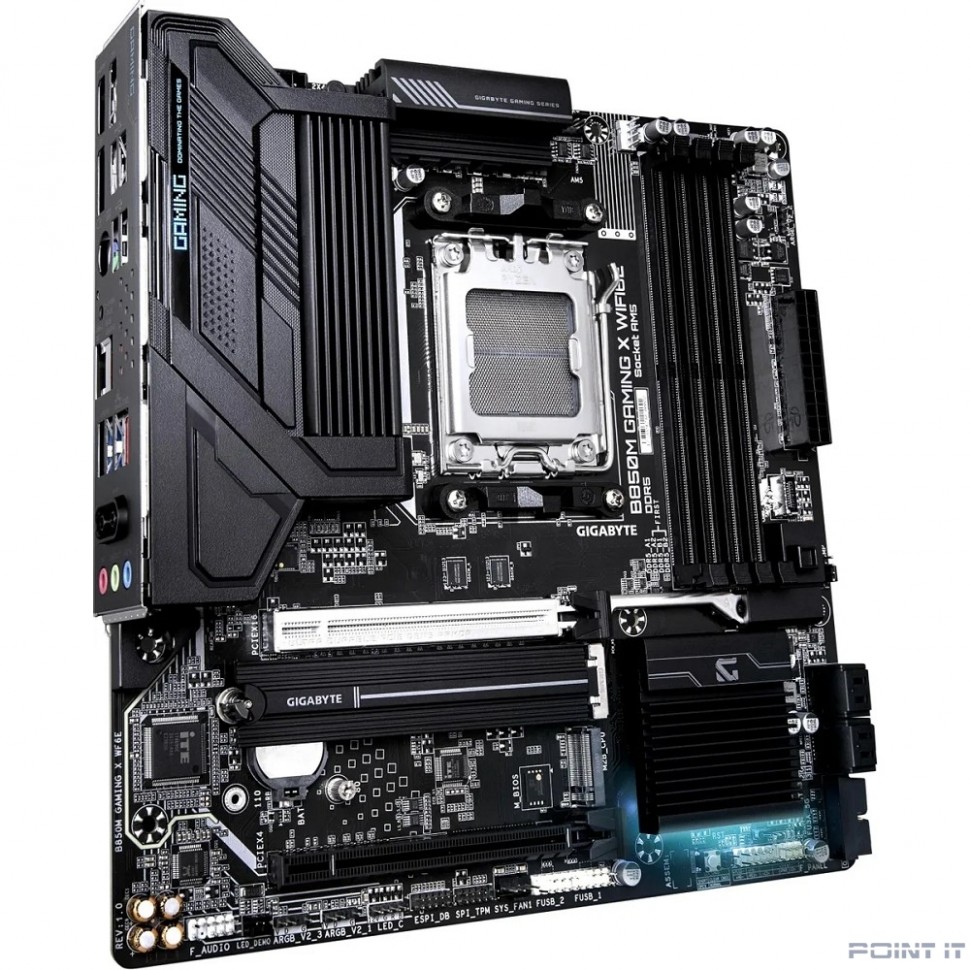 Gigabyte B850M GAMING X WF6E SocketAM5 AMD B850 4xDDR5 mATX AC`97 8ch(7.1) 2.5Gg RAID+HDMI+DP