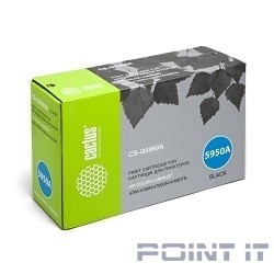 Q5950A_CACTUS - Картридж (CS-Q5950A) для HP Color LaserJet 4700 (11000 стр.) чёрный восстан.