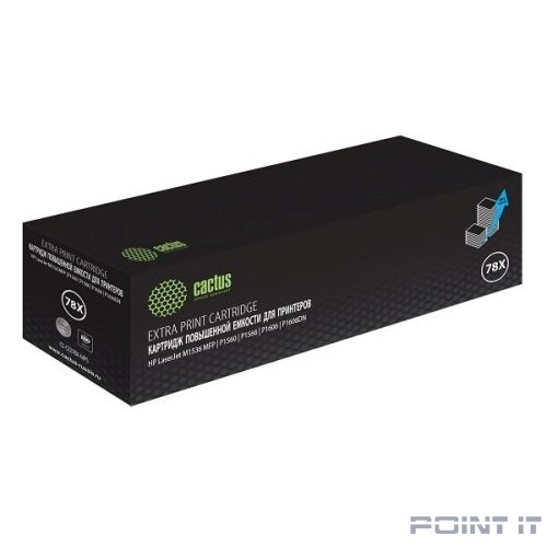 Картридж лазерный Cactus CS-CE278X-MPS черный (3000стр.) для HP LJ P1566/P1606w