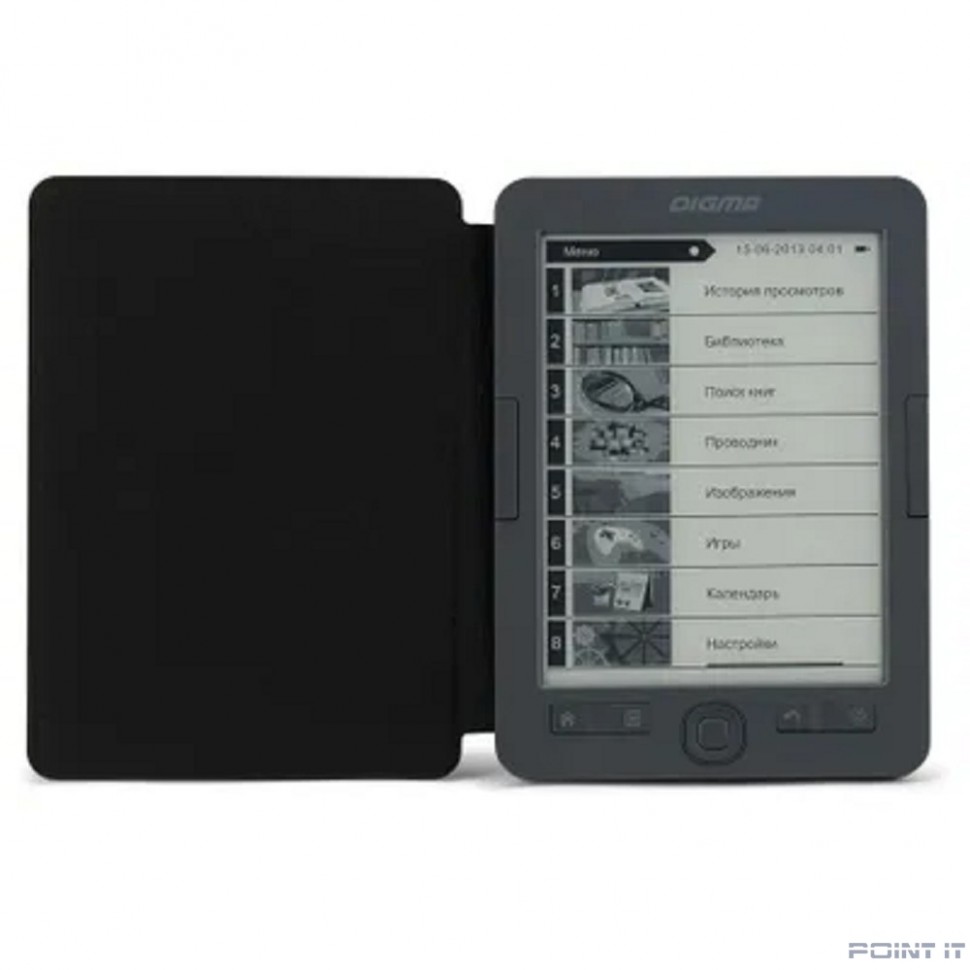 Электронная книга Digma X1 6" E-ink HD Pearl 1024x758 Touch Screen 600MHz/4Gb/microSDHC/frontligt [1564401]
