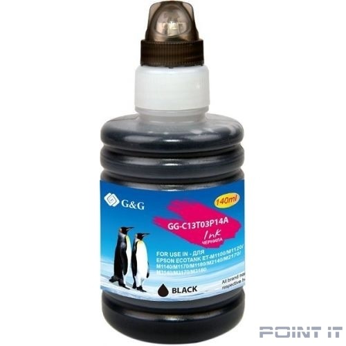 Чернила G&G GG-C13T03P14A черный140мл для Epson M1100/M1120/M1140/M1170/M1180