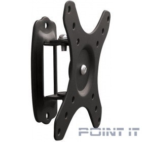 Кронштейн для телевизора Kromax GALACTIC-1 черный 15"-32" макс.20кг настенный поворот и наклон