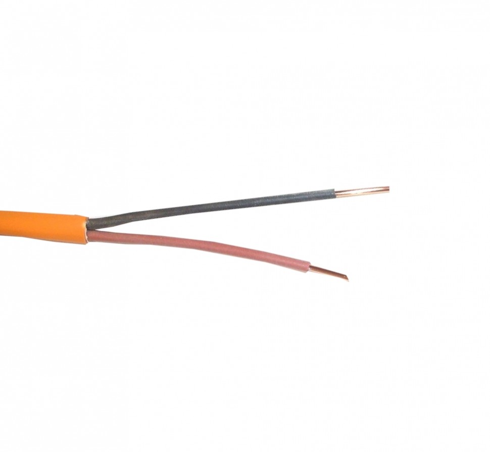 Кабель сигнальный ТЕХНОКАБЕЛЬ, неэкранированный, КПСнг(А)-FRHF, 1*2*1.00мм2 (1.14мм) 200м, оранж. АКЦИЯ