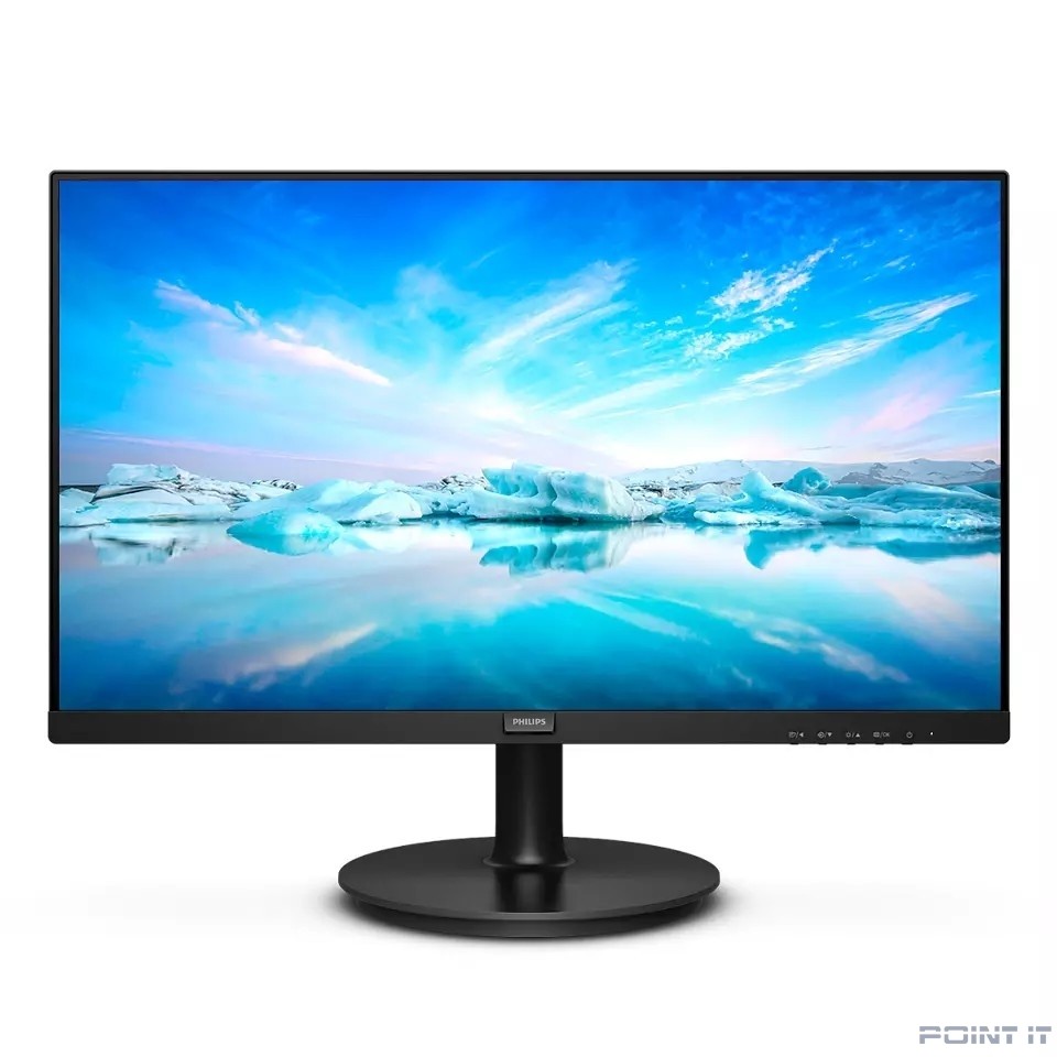 Монитор LCD PHILIPS 23.8" 241V8L (00/01) черный {VA 1920x1080 75Hz 4ms 250cd 3000:1 8bit 178/178 D-Sub HDMI1.4 AdaptiveSync FlickerFree AudioOut VESA}