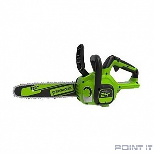 GreenWorks G24CS25K4 Цепная пила аккумуляторная , 24V, 25см, c АКБ 4Ач и ЗУ [2007707UB]