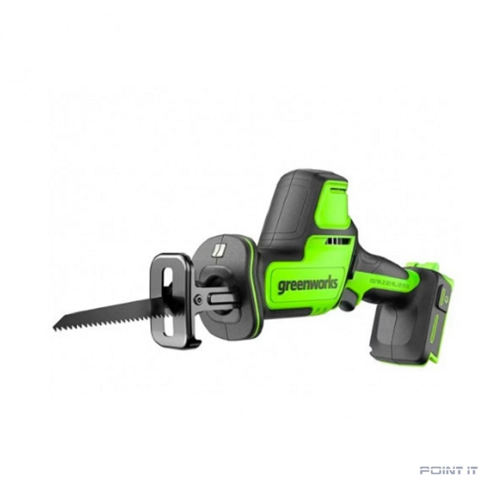 GreenWorks Пила сабельная компактная аккумуляторная GPT-CRS-25, 24V, бесщеточная, без АКБ и ЗУ. [1200507]