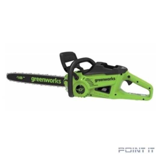 GreenWorks GD40CS20X Цепная пила аккумуляторная, 40V, 40 см, 2000 Вт, бесщеточная, без АКБ И ЗУ [2008807]