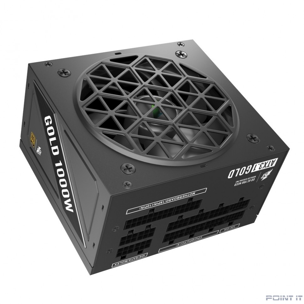 1STPLAYER NGDP Gold 850W / ATX 3.0, APFC, 80 PLUS Gold, LLC+DC-DC, 120mm fan, full modular / HA-850BA4