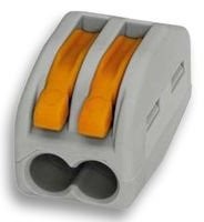 Клемма 222-412 многоразовая, универсальная, 2-проводная (0,08-2,5 (4) мм2) , 40шт. (аналог Wago), Netko РАСПРОДАЖА