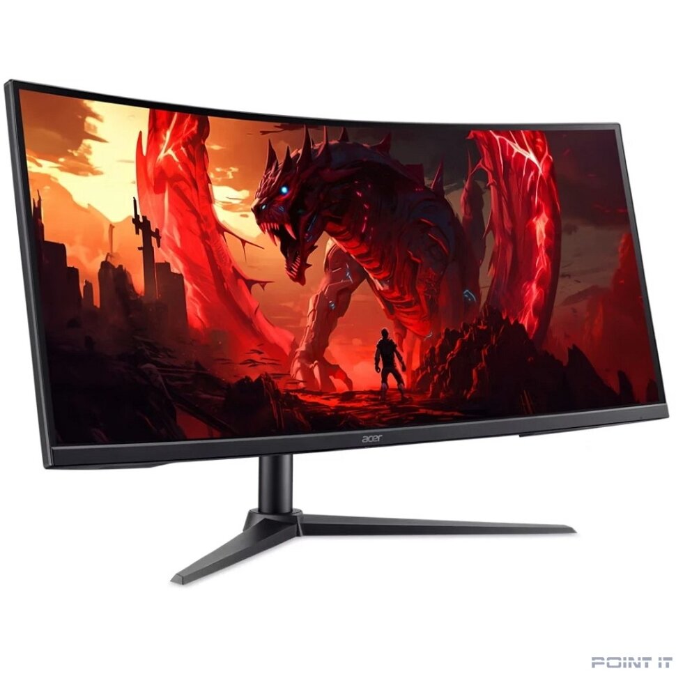 Монитор LCD Acer 34" XZ340CURW0bmiiphx {VA Curved 1500 3440x1440 240Hz 1/5ms 250cd 2xHDMI2.1 DisplayPort1.4 2x2W FreeSync(Premium) HDR10 Vesa}