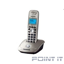 Panasonic KX-TG2511RUN (золото/платиновый) {АОН, Caller ID,спикерфон на трубке,переход в Эко режим одним нажатием}