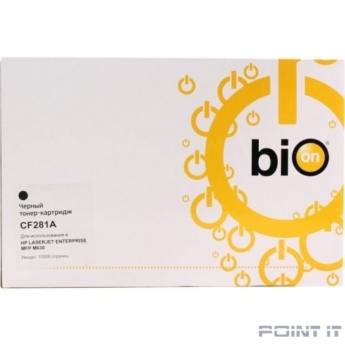 Bion CF281A Тонер Картридж черный для HP LJ Enterprise M630/M604n/M605n/M606dn (10500стр.)