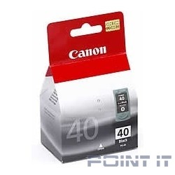 Canon PG-40Bk 0615B025 Картридж для Canon MP150/170/450/iP2200/iP1600, Черный, 16ml