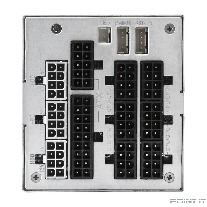 Exegate EX292322RUS Серверный БП с резервированием 2U Redundant 2x800W ExeGate Industrial-RTS800 (APFC, КПД 94% (80 PLUS Platinum), 4 cm fan, 24pin, 2x(4+4)pin, 2PCIe, 2SATA, 6IDE, Cable Management)
