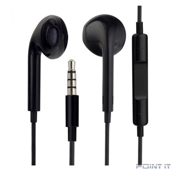 Perfeo наушники внутриканальные c управлением звуком/микрофоном REPLAY черные PF_A4635