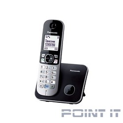 Panasonic KX-TG6811RUB (черный) {Беспроводной DECT,40 мелодий,телефонный справочник 120 зап.}