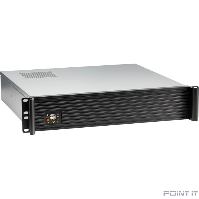 Exegate EX281968RUS Серверный корпус ExeGate Pro 2U420-06 <RM 19", высота 2U, глубина 420, БП 2U-500ADS, USB>