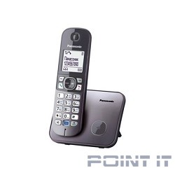 Panasonic KX-TG6811RUM (серебристый) {Беспроводной DECT,40 мелодий,телефонный справочник 120 зап.}