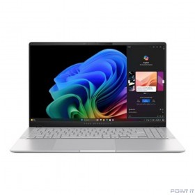 Ноутбук ASUS Vivobook S 15 OLED S5507QA-MA012W [90NB14Q2-M005C0] Cool Silver 15.6&quot; {3K OLED 2880x1620  Snapdragon X Plus/16Gb/512Gb SSD/W11H}