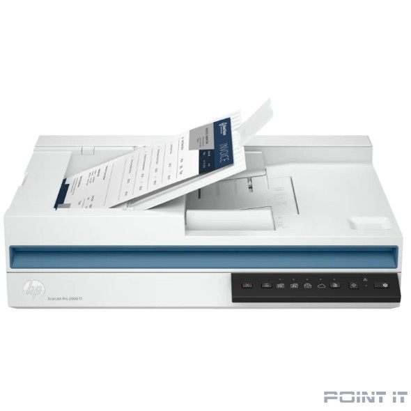 Сканер HP ScanJet Pro 2600 f1 (20G05A#B19) (CIS, A4, 1200dpi, 24 bit, USB 2.0, ADF 60 sheets, Duplex, 25 ppm/50 ipm, replace SJ 2500 (L2747A)